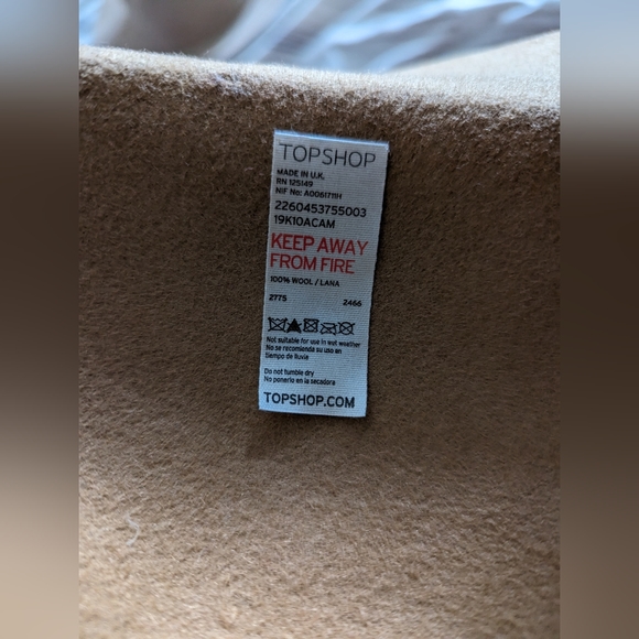 Brown Topshop Hat 100% Wool - Picture 9 of 9